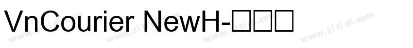 VnCourier NewH字体转换